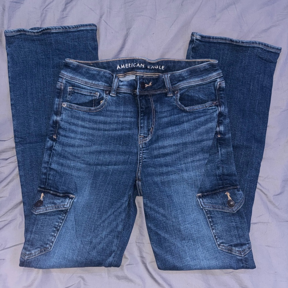 Size 8- American eagle bootcut jeans